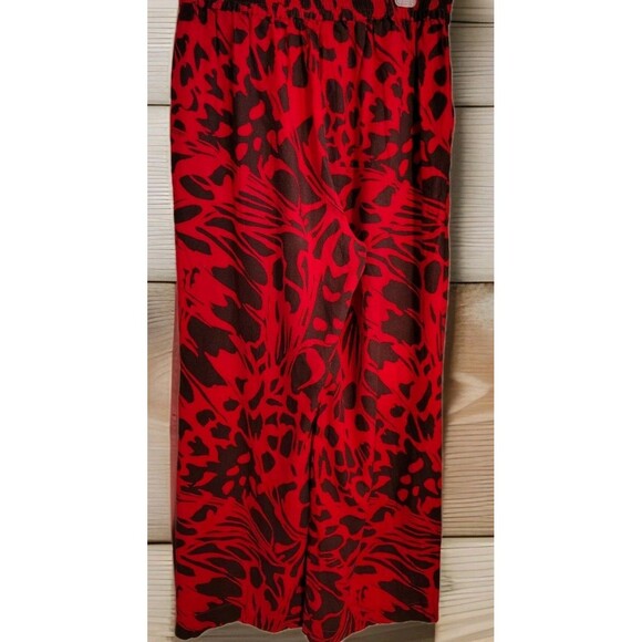 Every Relax Pull On Pants Size L Wide Legs Pockets High Rise Linen/Rayon... - Picture 4 of 12